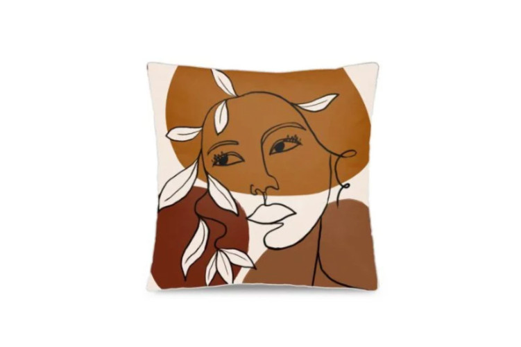 Coussin déco FILAIRE VISAGE