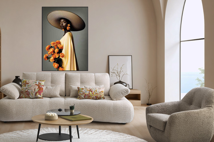 Tableau MUSE AU CHAPEAU