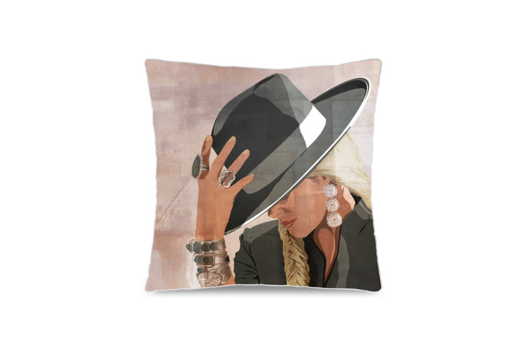 Coussin déco BELLE MYSTERIEUSE