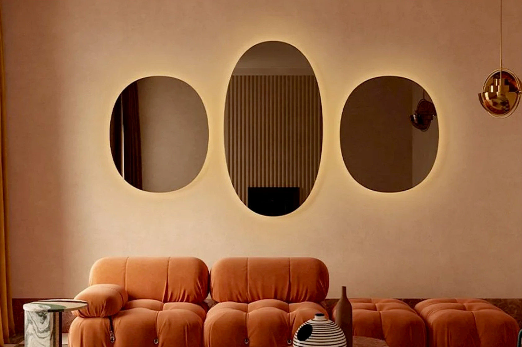 Miroir BRIO Bronze