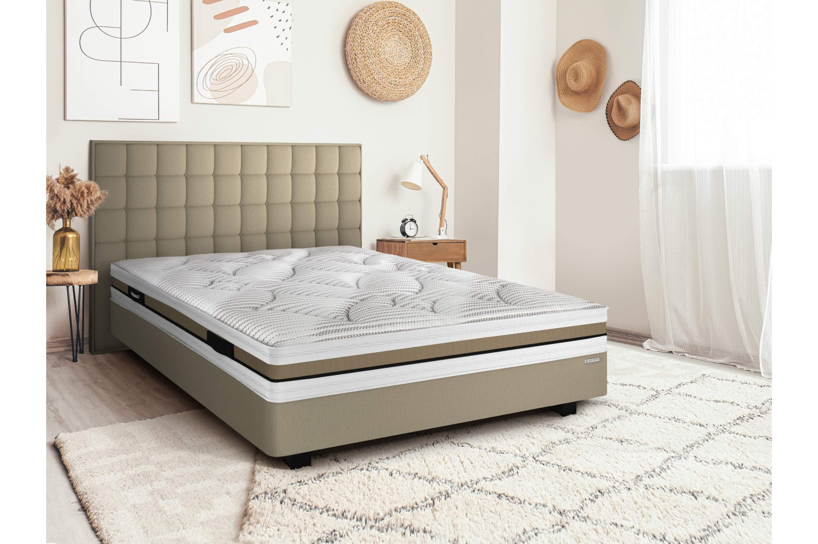 Ensemble MATELAS TOPAZE_SOMMIER PRIMFLEX
