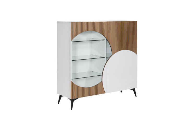 Bibliothèque vitrine ELLIPSE