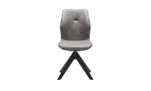 chaise moderne en tissus gris