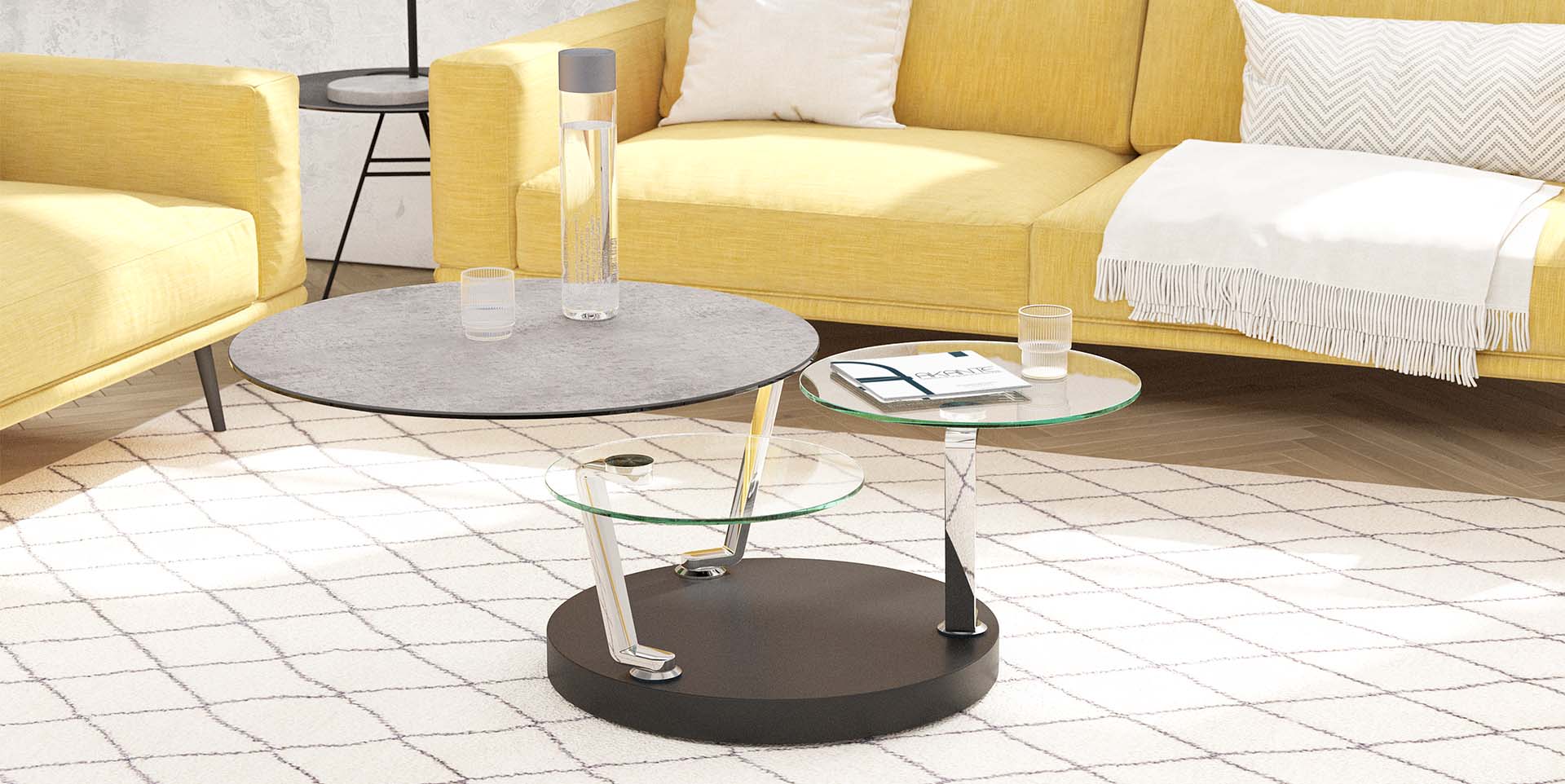 Table basse - Chaise