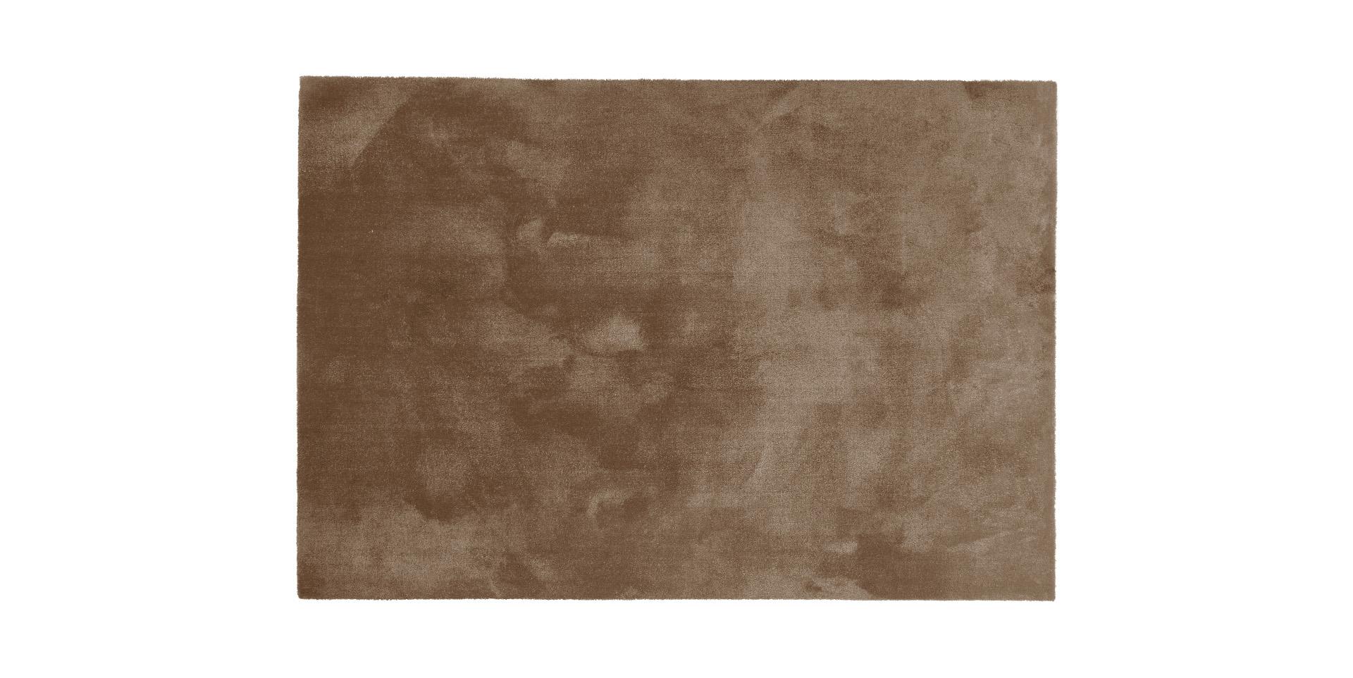 tapis rectangle sol déco décoration marron