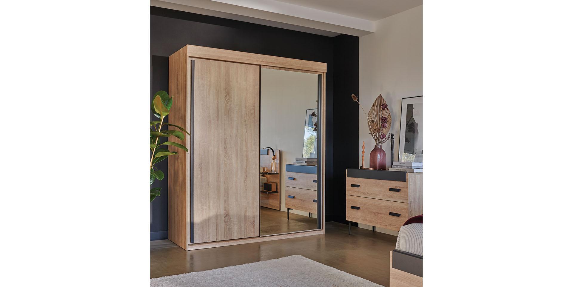 Slider Armoire 2 portes coulissantes FIRST (image 1)