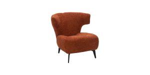 fauteuil club orange