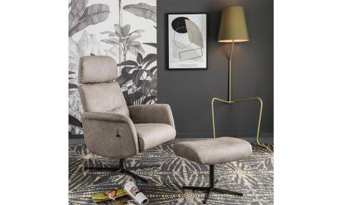 Fauteuil relaxation TULIP cuir 1