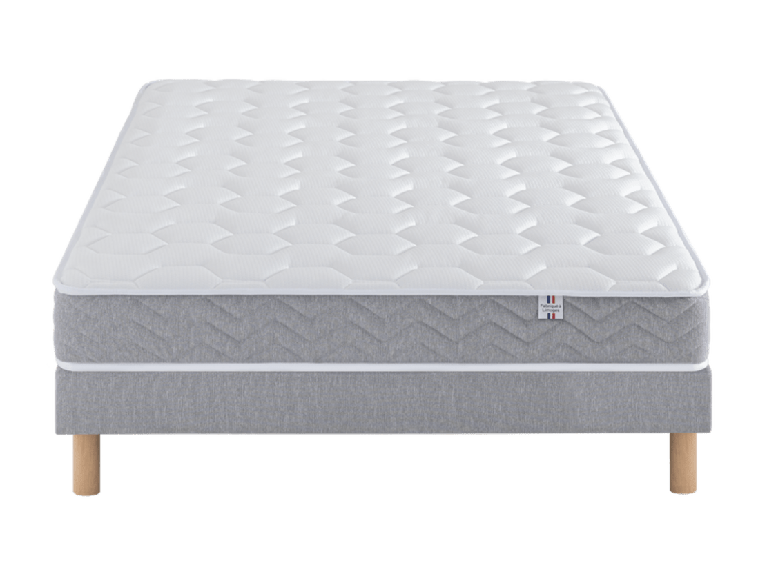 Slider ENSEMBLE MATELAS DUNIA 2/SOMMIER UNIQUE 3 (image 2)