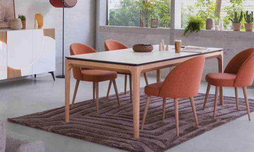 Chaise en tissu ELLIPSE 1