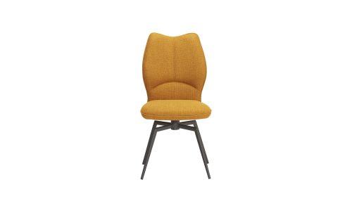 Chaise pivotante en tissu MADDY