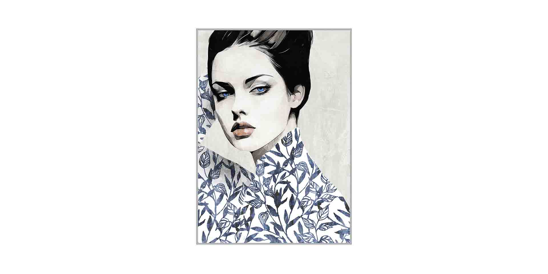 Slider Tableau BLUE DRESS (image 1)