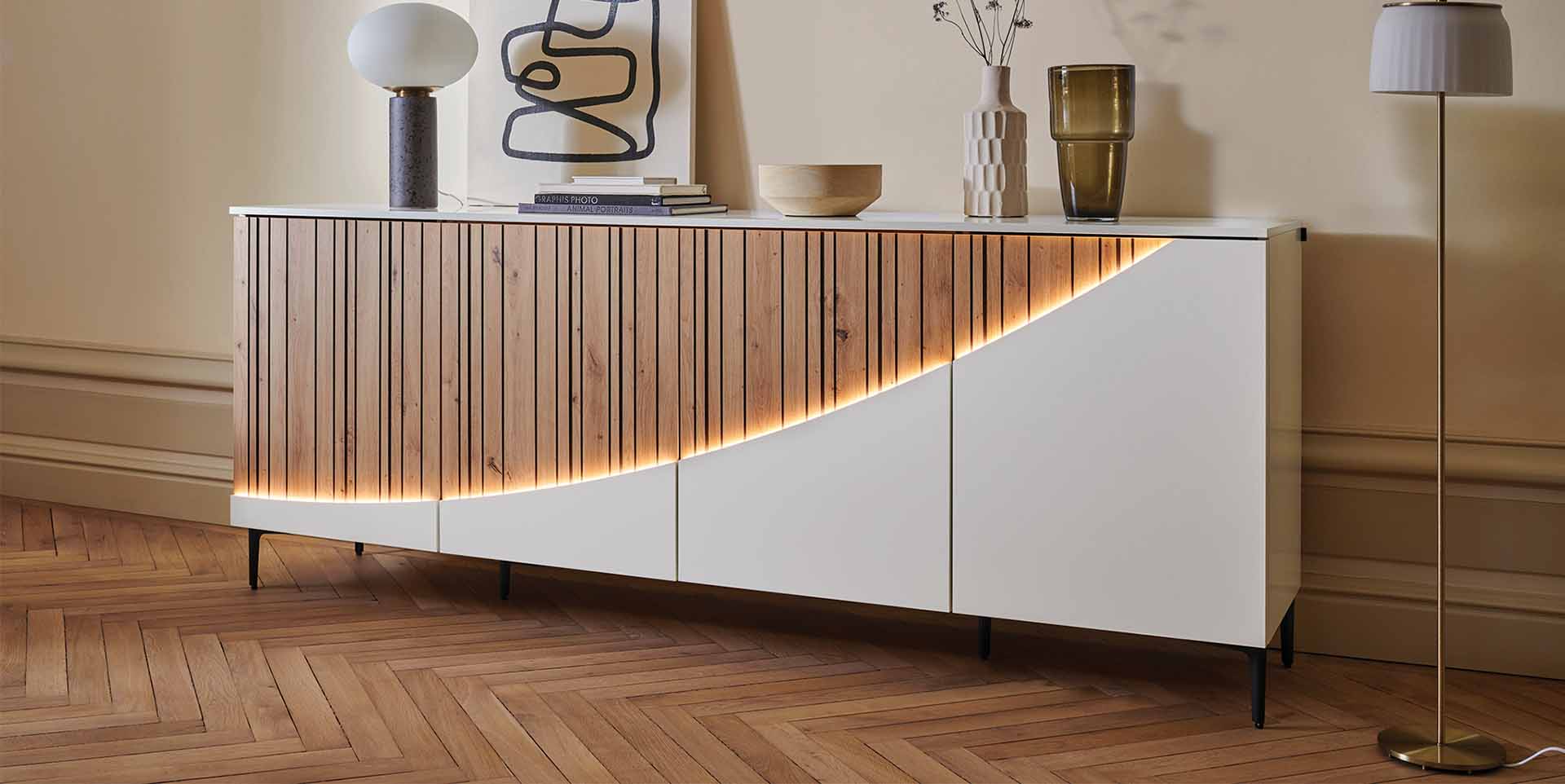 Slider Buffet 4 portes TOPAZE (image 3)