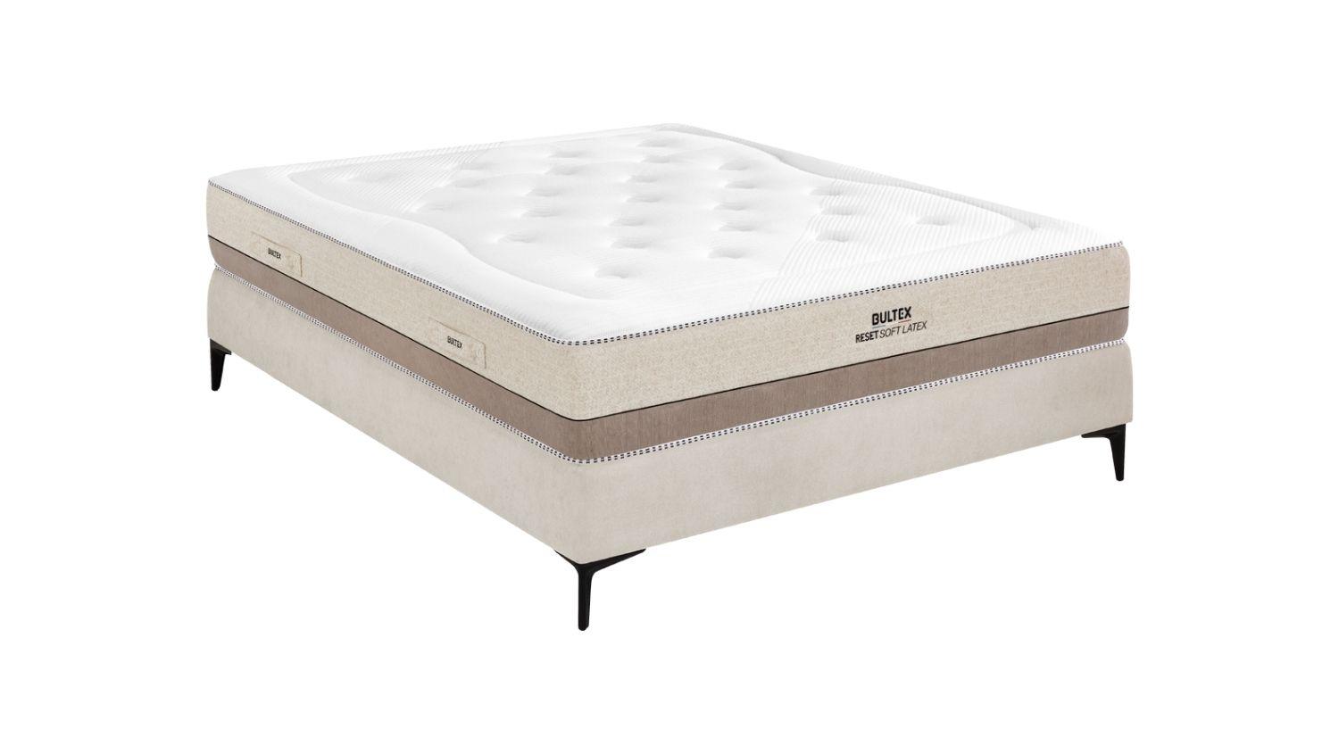 Slider ENSEMBLE MATELAS RESET SOFT LATEX/SOMMIER RESET (image 1)