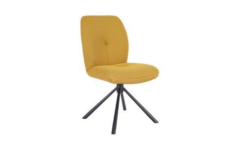Chaise en tissu pivotante LIVIA