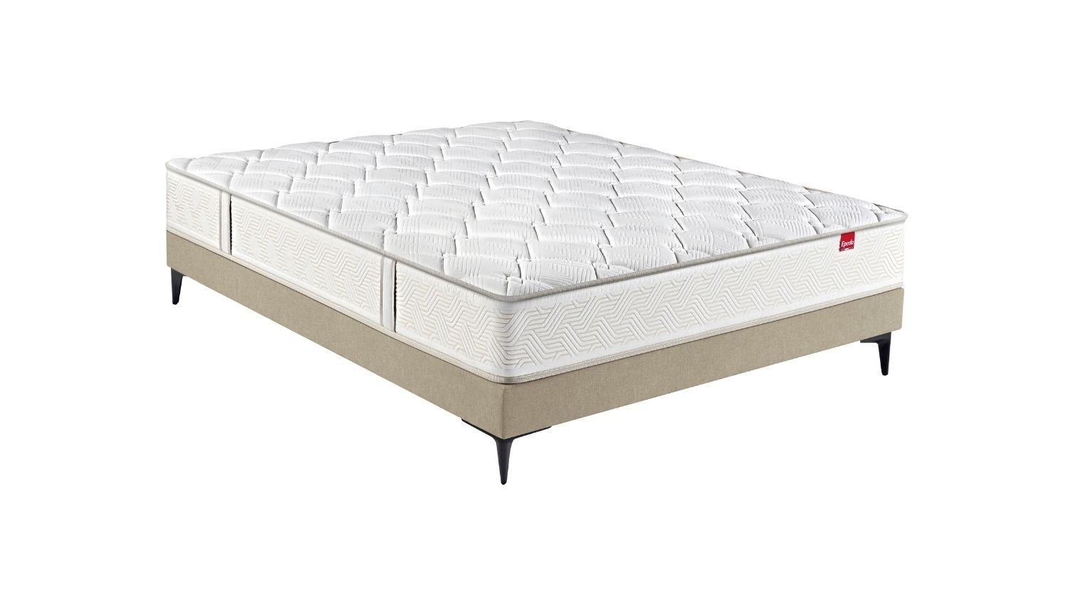 Slider ENSEMBLE MATELAS OCTA/SOMMIER NOYER (image 1)