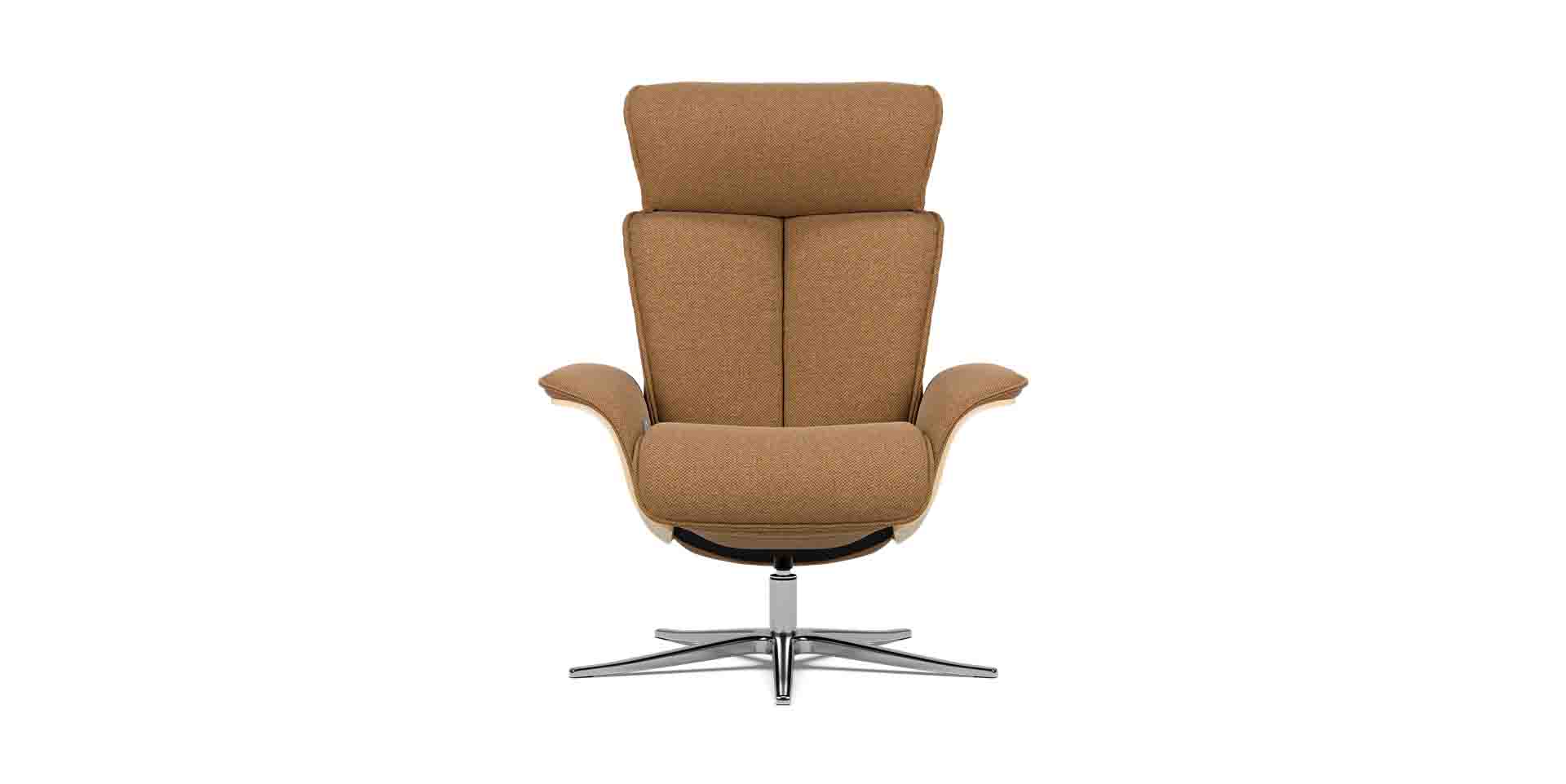 Slider Fauteuil relaxation avec repose pieds SOLVEIG 5500 SP W tissu (image 2)