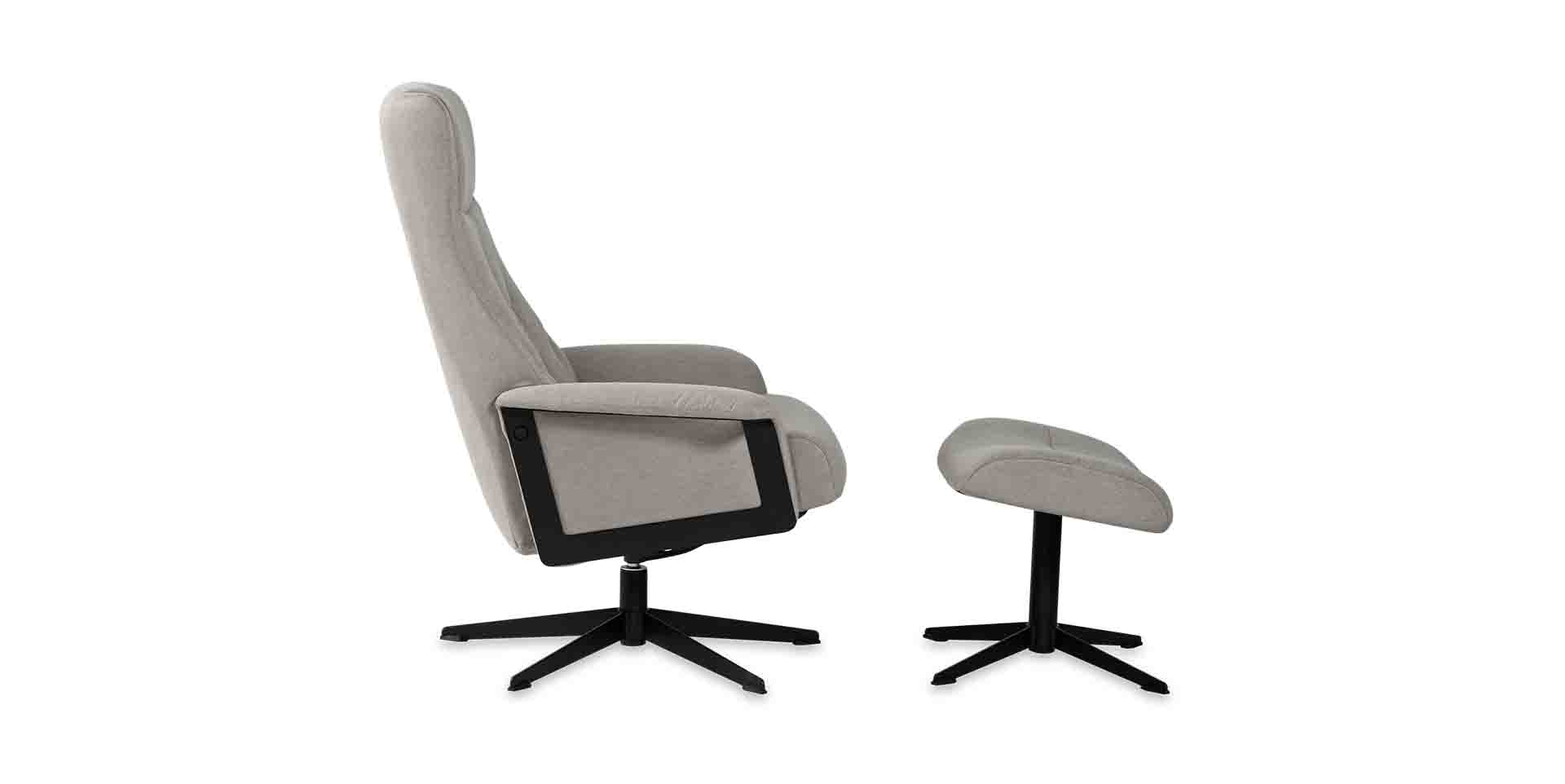 Slider Fauteuil relaxation et repose pieds HELVIG 1100 (image 3)