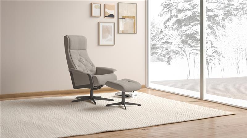 Slider Fauteuil relaxation et repose pieds HELVIG 1100 (image 1)